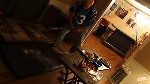 'Angry Grandpa' smashes flatscreen after Panthers loss
