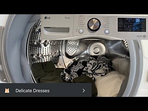 Delicate Dresses Cycle - LG WM4000HWA Front Load Washer (FULL CYCLE)
