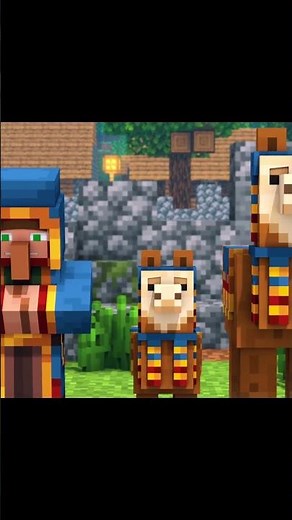 Minecraft story of villager and pigling | Minecraft animation | #shorts