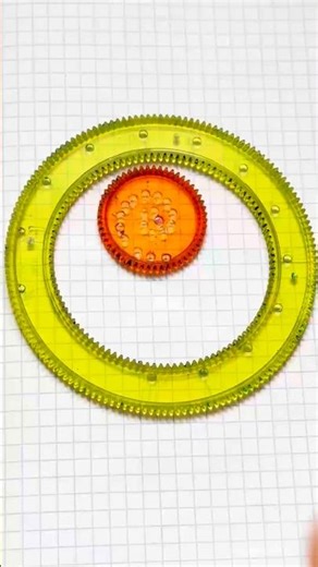 Most Satisfying Geometric Drawing Ever! ✍️🌈
