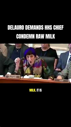 🥛 UNHINGED: Rosa DeLauro Loses It Over Raw Milk And Demands HHS Publicly Condemn It