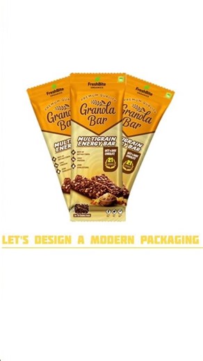 primium packaging design tutorial | Granola Bar | photoshop tips