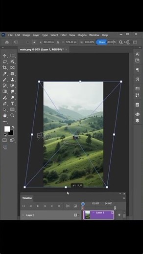 step by step created Adobe Photoshop gif Animation tutorial for short tricks and tips