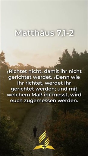 Matthäus 7,1-2