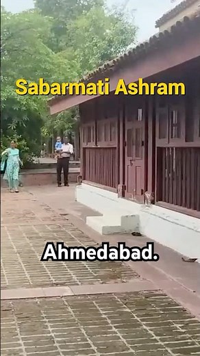 Sabarmati Ashram Tour 🏡 #ahmedabad #gujarat #gandhiji #shorts