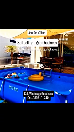 #inflatables_intex_swim_pools_toys🔵 on Instagram: "(3m x 2m Pool) @269k (pool only) Call/Whatsapp - 0805 101 3474, 08100441330 A perfect gift for your family this period. Get one today before we run out of stock. OTHER AVAILABLE FRAME POOLS - 4.5m x 2.2m x 84cm Rectangular Pool 385k✅️ - 4x2x1m Rectangular Pool 1m✅️ - 4x2x1.22m Rectangular Pool @1.1m✅️ - 4.88m x 2.2m x 1.07m Rectangular Pool @1.15m - 18ft x 9ft x 4ft 1.75m - 20ft x 10ft x 4ft Oval Pool @1.68m - 24ft x 12ft x 52" Ultra Frame Pool