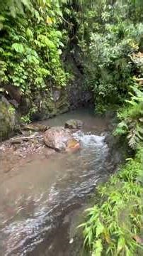 Swim through the canyon to a Waterfall very Dangerous