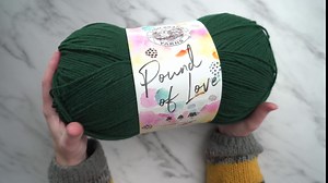 Lion Brand Yarn Pound of Love, Large Value Yarn for Knitting, Crochet, and Crafts, Cascade, 1 Pack