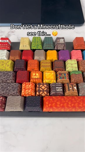 Minecraft keyboard 🥹✨