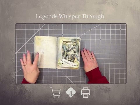 Whispered Legends Pop up Window Folio Book Cover With 3D Fantasy Magical Creatures, 2026, W60 - Etsy
