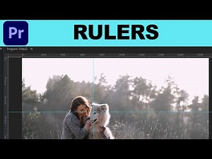 How to use Rulers and Guide Lines in Adobe Premiere Pro