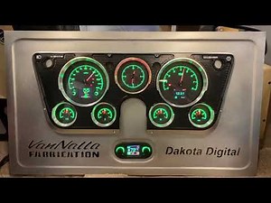 Dakota Digital HDX gauges with DCC-4000 A/C controls
