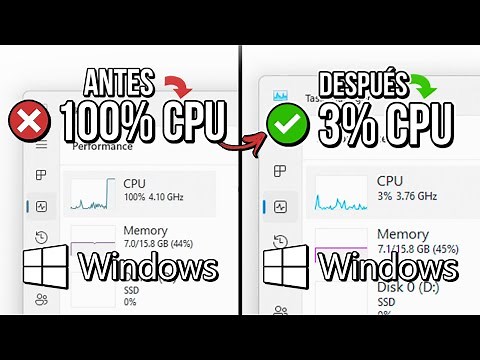 🔧WINDOWS: 06 MÉTODOS PARA BAJAR EL USO DE CPU EN 100%🔥 | Reducir Alto Consumo de CPU en Windows✔️