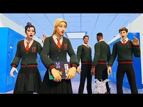 Fortnite Roleplay COLLEGE LIFE! (I Have A Crush?!) (A Fortnite Short Film) #5