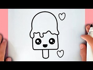 HOW TO DRAW A CUTE POPSICLE
