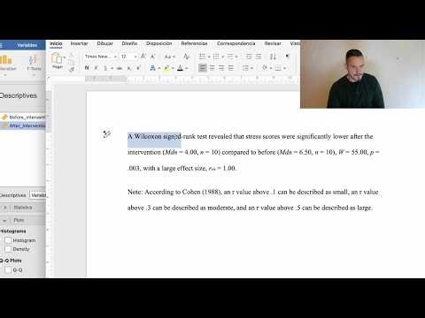 Wilcoxon Test on Jamovi – a Psychology Example