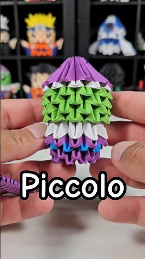 3D Origami Piccolo from the Anime Dragon Ball Z #3dorigami