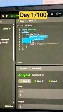 Day 1/100 of solving daily leetcode problem #leetcode #leet #dailycoding #recursion #consistency