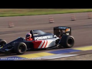 Unbelievable F1 Osella FondMetal Cosworth Formula 1 - Start up, Action & Sound on track!