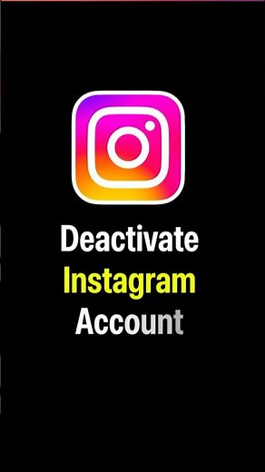 How To Deactivate Instagram Account (Temporarily)