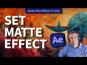 How To Use Set Matte Effect + Textures in After Effects