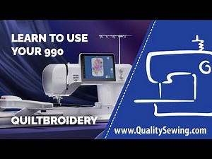 Bernina 990 Quilted Embroidery Tutorial | Robotics Quilting with Pinpoint Precision (Part 5)