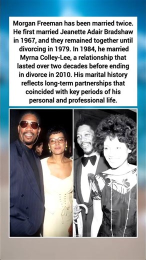 Morgan Freeman Love Story: From First Marriage with Jeanette Adair Bradshaw to Long Union with Myrna