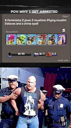 Why I m Getting Jailed 😔 ||ClashofClans|| #coc #ytshorts #clashofclans