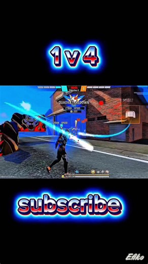 new free fire 1v4 clutch☠️ #shortsvideo #youtubeshorts #ytshorts #ffshorts #freefireshorts