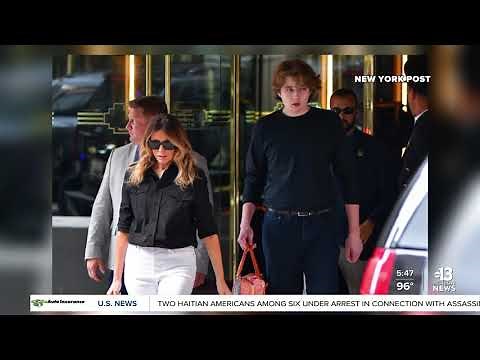 Photo of Barron Trump trending