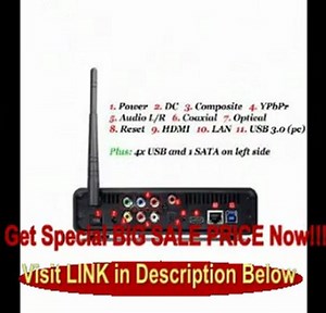 BEST BUY New Arrival! KDLINKS HD700 Extreme FULL HD 3D Digital Media Player with Gigabit Network, Bu