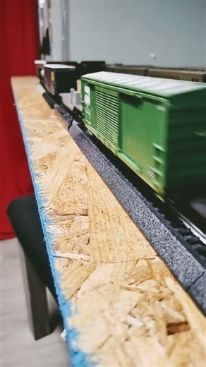 NEW 10x5 layout with extra trackage #modelrailroad #modeltrains