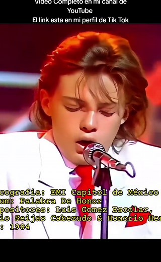 Luis Miguel - Clásica Palabra De Honor en 4K