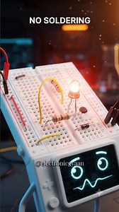 How to use a breadboard for beginners 💡 #electronics #tutorial