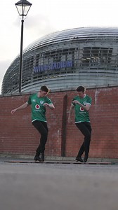 Feet are flyin’ it! 🔥 Who’s excited to see Ireland take on England in a MASSIVE game in the Guinness Six Nations tomorrow!? 🎵: Fly - Brian Finnegan 📍: Aviva Stadium, Dublin Ireland #dance #creators #daily #explorepage #travel #reels IrishRugby Aviva Stadium Guinness England Rugby | Gardiner Brothers