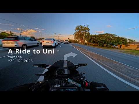 Daily Ride to Uni on R3 [ 4K POV + Lofi ]
