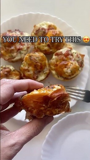 🥓 Crispy Ham Cups | Easy High Protein Recipe