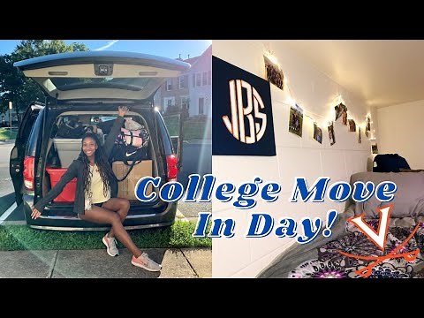 UNIVERSITY OF VIRGINIA MOVE-IN & DORM TOUR | SIMPLY JESSIE