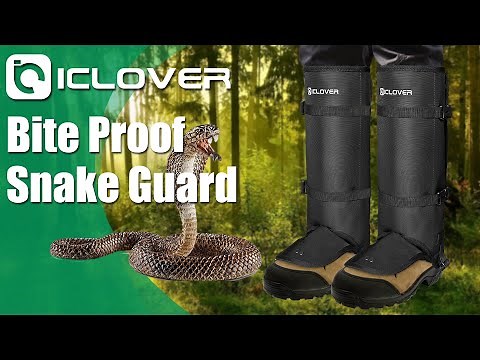 IC ICLOVER Snake Guards, Stab-Resistant Snake Gaiters Proof Leggings, Protects Against Snake Bite