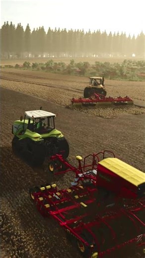 drilling canola #montana #FS25 #FS22 #Claas, #johndeere #shorts #farmingsimulator22