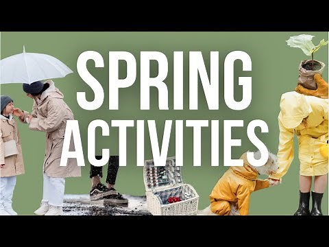 Spring Activities Vocabulary for ESL Students