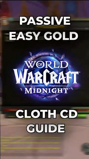 Tailoring Bolt Alt Army | Passive WoW Midnight Gold