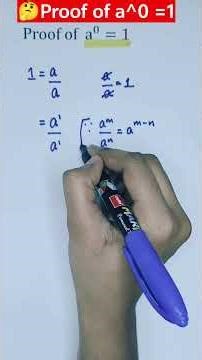 The Truth About Zero Exponents: Why a to the Power of 0 is 1