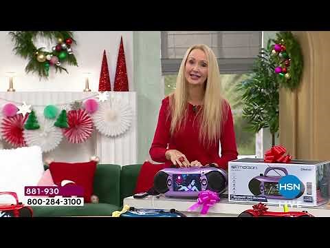 Emerson 7" LCD Wireless Stereo Boombox w/TV, CD/DVD, A...