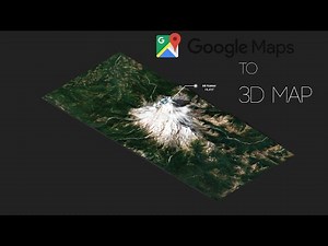 Google Maps to 3D Map Photoshop Tutorial