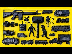 Membersihkan Mainan Mobil Balap, Bus Telolet, Tank Baja, Kereta Api, McQueen,Truk Molen, Excavator