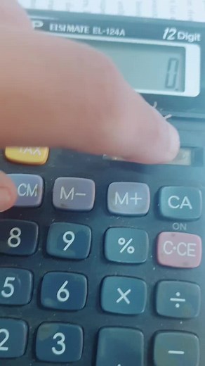 Digital Calculator Operations: Close-Up Video