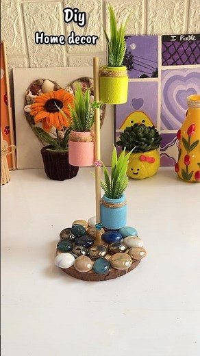 Diy cute home decor 🧿💕 #craft #craftideas #homedecor #wallhanging #youtubeshorts #diycrafts #art