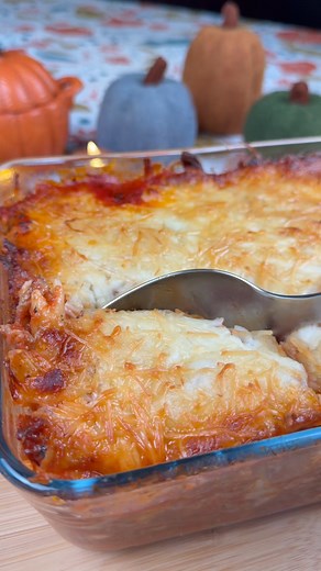Cheesy Baked Mostaccioli Ingredients: 4 cups (12 oz.) mostaccioli 1 lb. Italian sausage or ground beef 1/4 cup chopped onion 2 cloves garlic, minced 1 can (28 oz.) crushed tomatoes 1 can (14 oz.) tomato sauce 1 tbsp. dried basil 1 tsp. salt 1/2 tsp. black pepper 1 pkg. (8 oz.) Mild Cheddar Shreds, divided 2 pkgs. (16 oz.) Mozzarella Shreds, divided 3 tbsp. grated Parmesan cheese Preparation: Cook pasta according to package directions; drain and return to pot. Preheat oven to 375 F. Cook sausage 