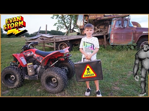 Bigfoot Adventure Soggy Bottom Farm: We Found a Mystery Briefcase and Buried Treasure!!